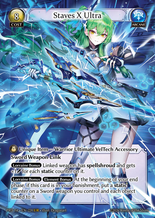 Staves X Ultra - .asphodel/paradise - UR Arcane