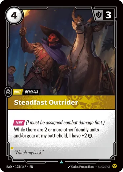 Steadfast Outrider - 128/167 - U Order