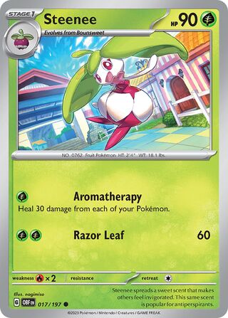 Steenee - 017/197 - Obsidian Flames 