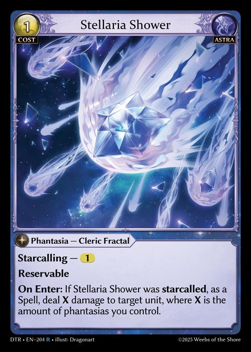 Stellaria Shower - Distorted Reflections