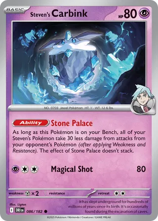 Steven's Carbink - 086/182 - Destined Rivals