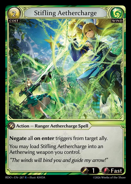 Stifling Aethercharge - Radiant Origins - R Wind