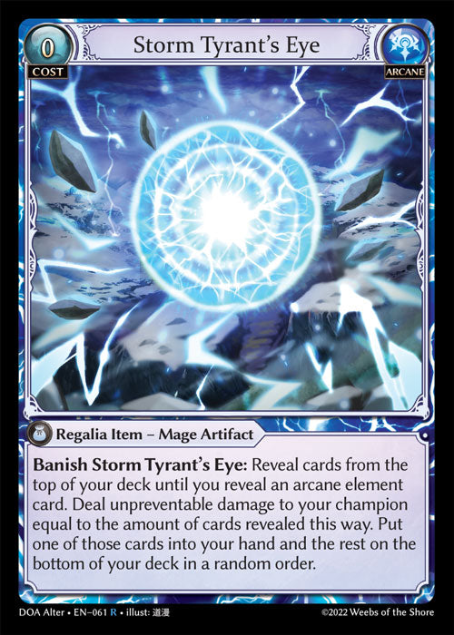 Storm Tyrant’s Eye - Dawn of Ashes