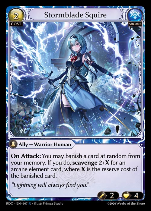 Stormblade Squire - Radiant Origins - R Arcane