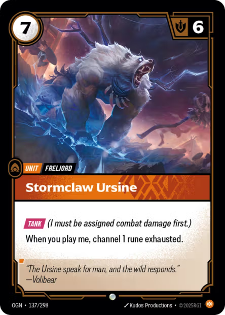 Stormclaw Ursine - 137/298 - C Body