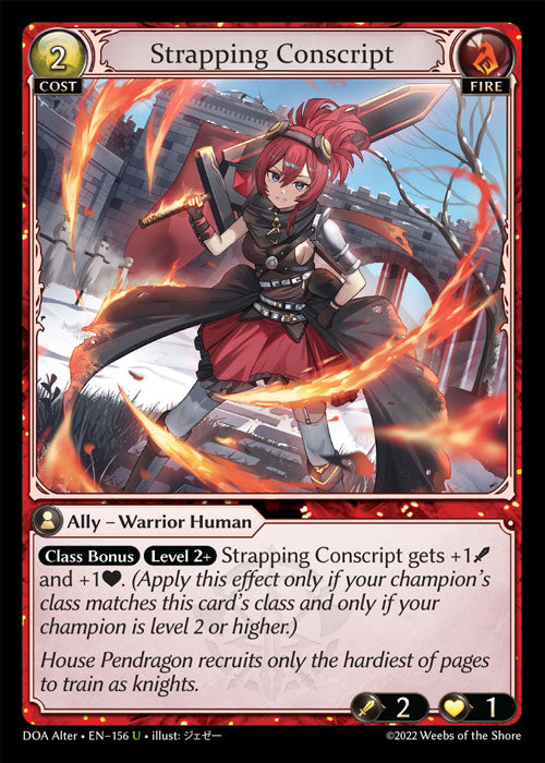 Strapping Conscript - Dawn of Ashes