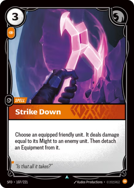 Strike Down - 107/221 - U Body