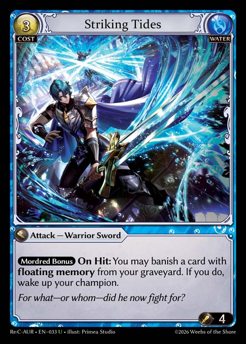 Striking Tides - Re:Collection Aurelian Regent - U Water