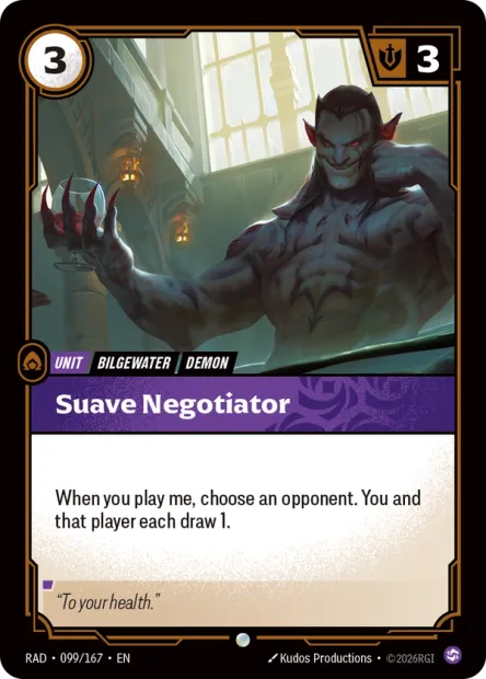Suave Negotiator - 099/167 - C Chaos