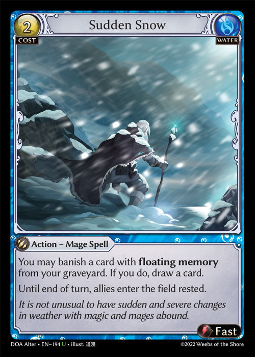 Sudden Snow - Dawn of Ashes