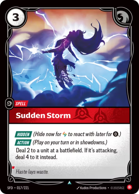 Sudden Storm - 017/221 - U Fury