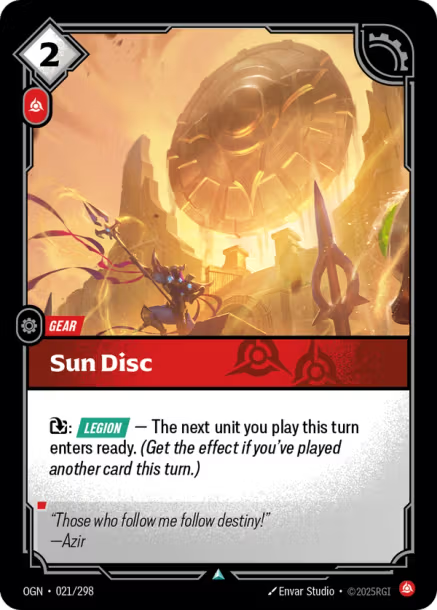 Sun Disc - 021/298 - U Fury