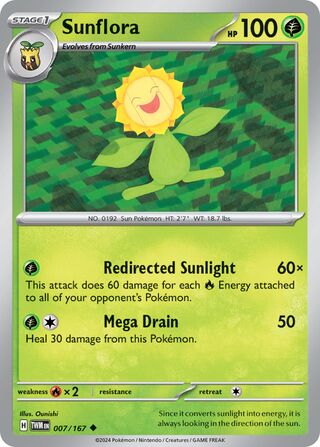 Sunflora - 007/167 - Twilight Masquerade 