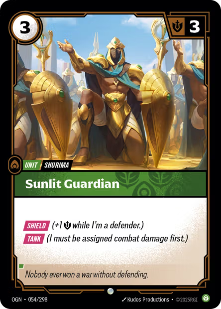 Sunlit Guardian - 054/298 - C Calm