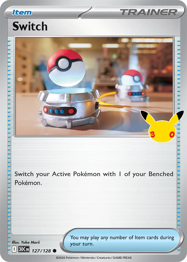 Switch 127/128 - Pokémon 30th Celebration