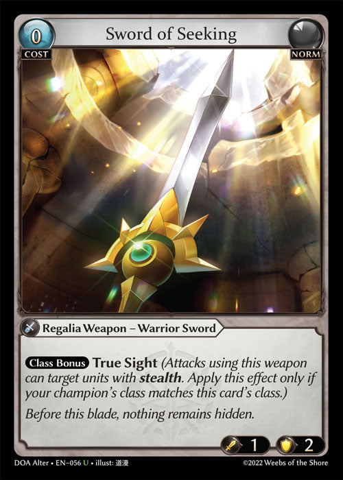 Sword of Seeking - Dawn of Ashes