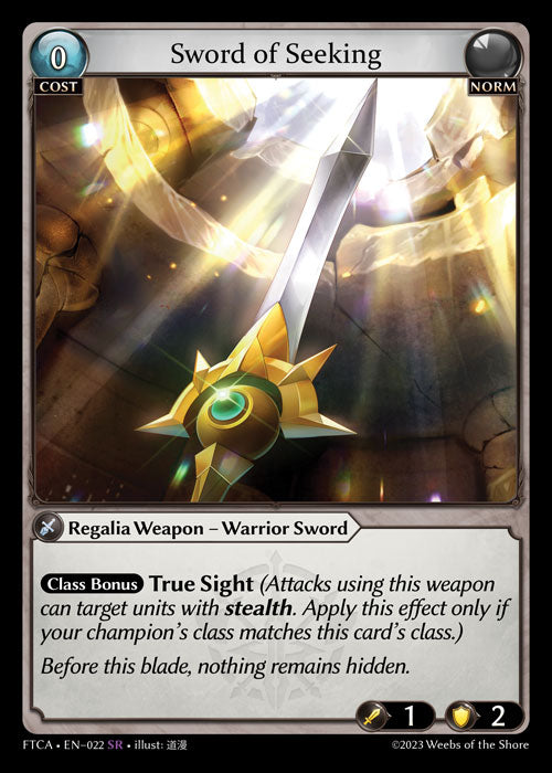 Sword of Seeking - Fractured Crown - SR Norm
