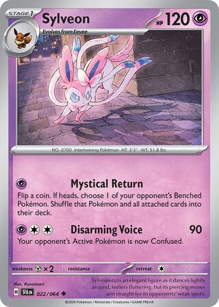Sylveon - 022/064 - Shrouded Fable 