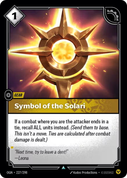 Symbol of the Solari - 227/298 - U Order