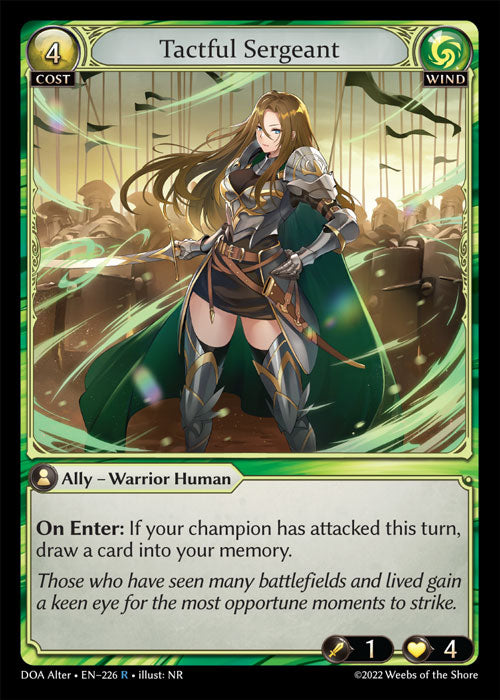 Tactful Sergeant - Dawn of Ashes