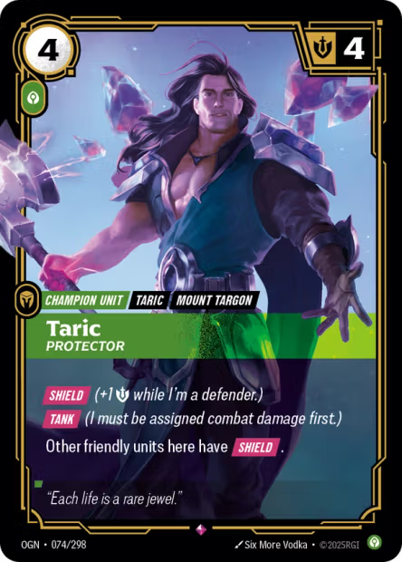 Taric, Protector - 074/298 - R Calm