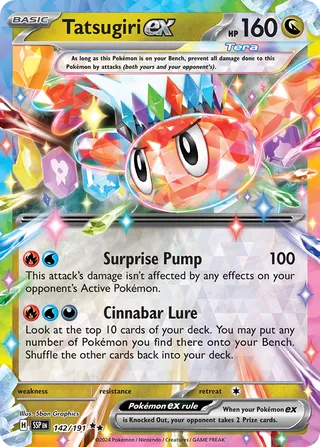 Tatsugiri ex - 142/191 - Surging Sparks