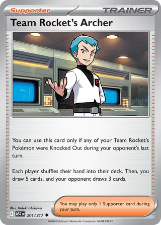 Team Rocket's Archer - 201/217 - Ascended Heroes