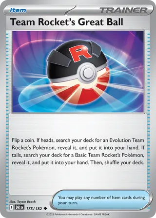 Team Rocket's Great Ball - 175/182 - Destined Rivals