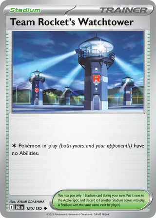 Team Rocket's Watchtower - 180/182 - Destined Rivals