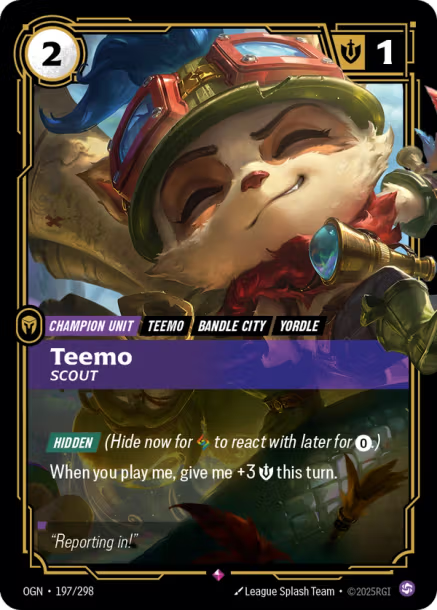 Teemo, Scout - 197/298 - R Chaos