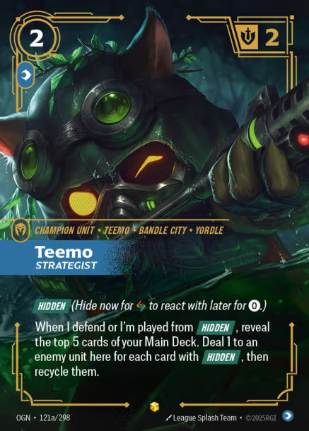 Teemo, Strategist - 121a/298 - Alternate Art