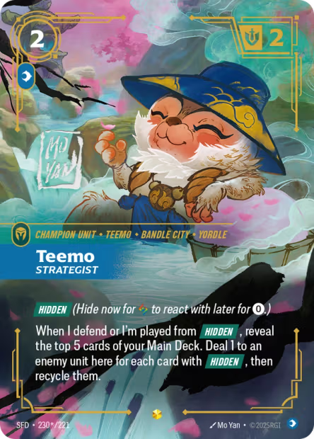 Teemo, Strategist - 230/221 - Signature