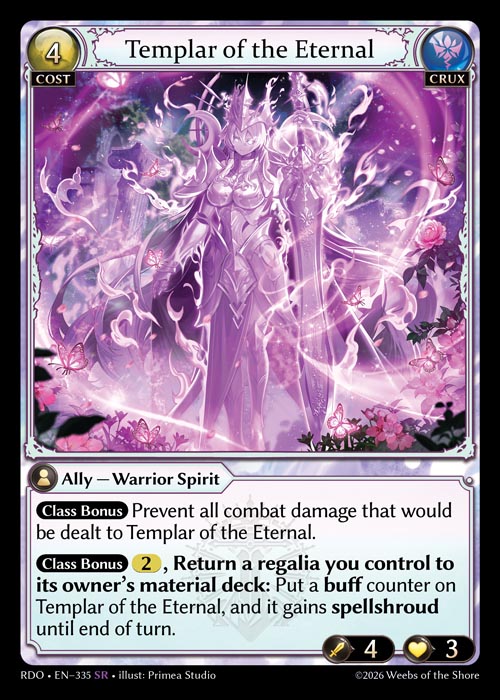 Templar of the Eternal - Radiant Origins - SR Crux