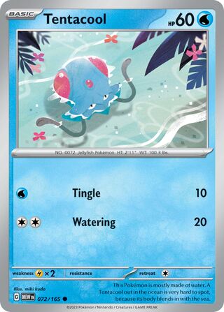 Tentacool - 072/165 - 151 