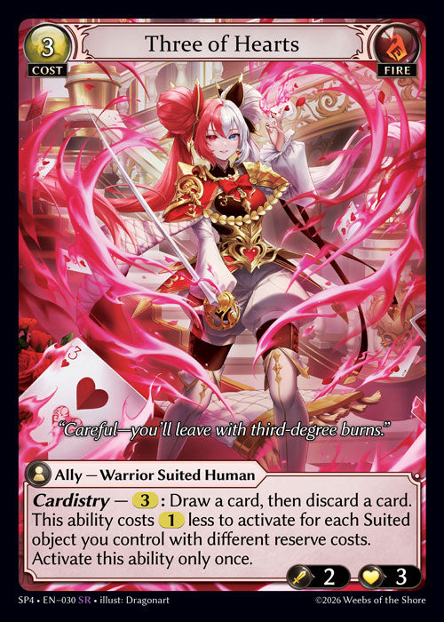 Three of Hearts - Supporter Pack 4