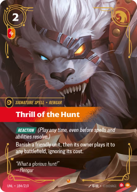 Thrill of the Hunt - 184/219 - Epic