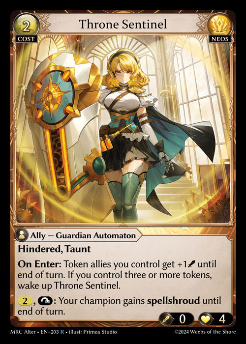 Throne Sentinel - Mercurial Heart -  R Neos