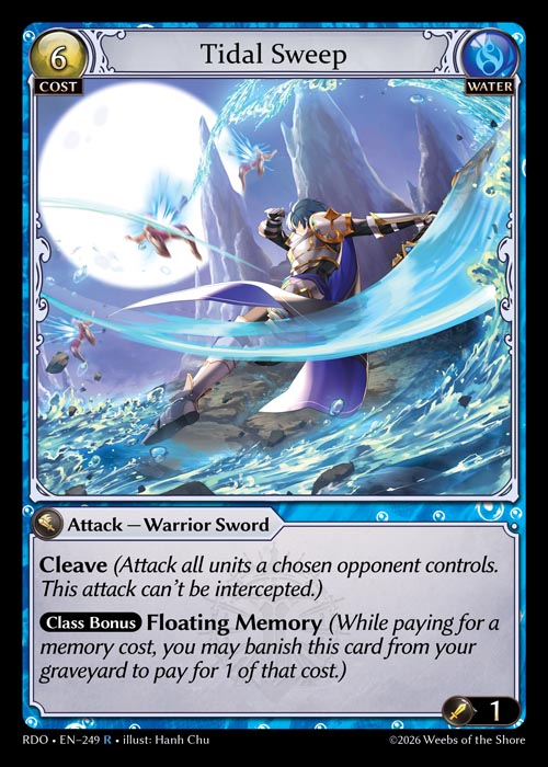 Tidal Sweep - Radiant Origins - R Water