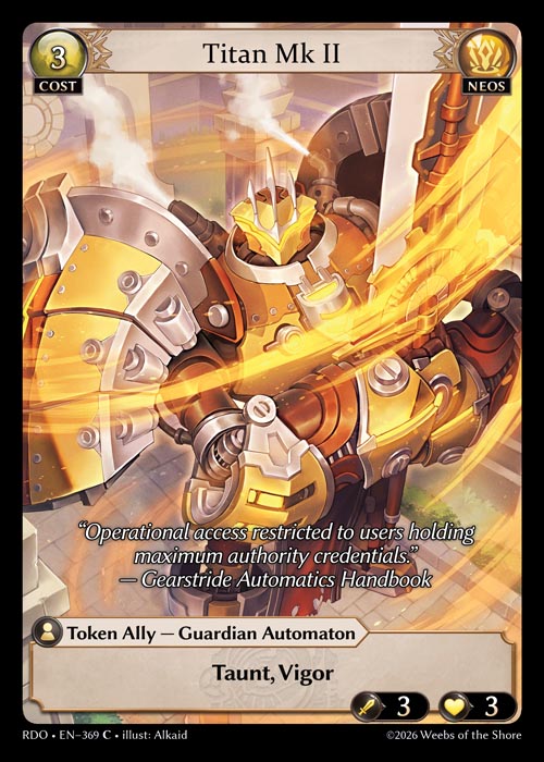 Titan Mk II - Radiant Origins - C Neos