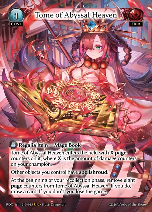 Tome of Abyssal Heaven - Radiant Origins - UR Exia