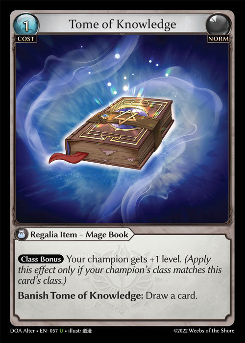 Tome of Knowledge - Dawn of Ashes