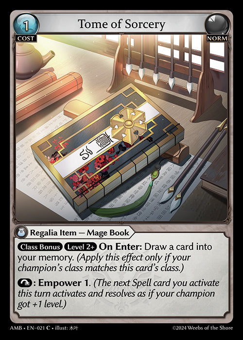 Tome of Sorcery - Mortal Ambition - C Norm