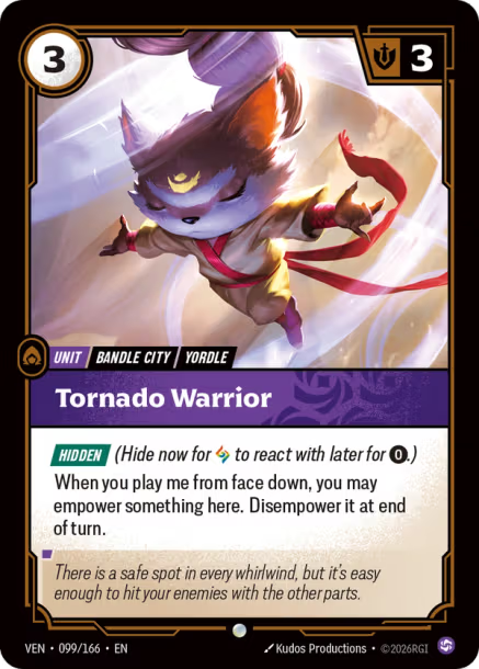 Tornado Warrior - 099/166 - C Chaos