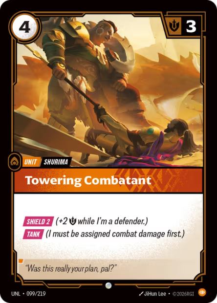 Towering Combatant - 099/219 - C Body