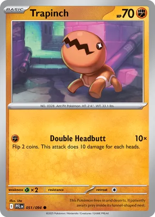 Trapinch - 051/094 - Phantasmal Flames