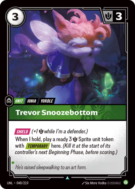 Trevor Snoozebottom - 048/219 - U Calm