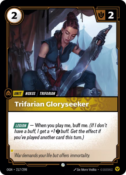 Trifarian Gloryseeker - 217/298 - C Order