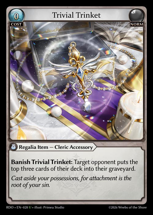 Trivial Trinket - Radiant Origins - U Norm