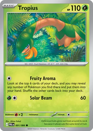 Tropius - 001/084 - Pitch Black