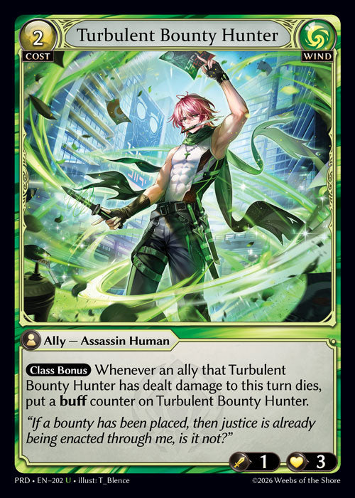 Turbulent Bounty Hunter - .asphodel/paradise - U Wind